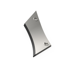 Étrave plate Gauche carbure pour charrue GRÉGOIRE BESSON 173475 adaptable