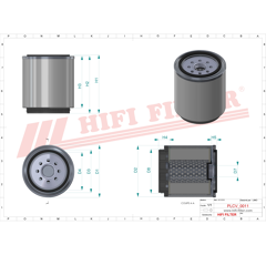 Filtre à gasoil
 adaptable HIFI FILTER SN55002