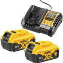 Pack 2 batteries XR 18V 5AH LI-ION + chargeur DCB1104D2-QW | DEWALT