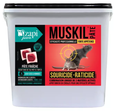 Souricide raticide pro muskil pâte  5 kg - ZAPI