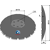 Disque crénelé ∅510x6 pour déchaumeur KUHN H2234360 adaptable - Blacksteel©