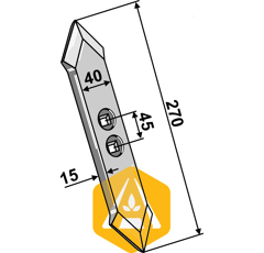 Soc 270 mm adaptable - Blacksteel©