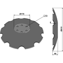 Hohlscheibe, gezahnt 3490466N Lemken by Niaux