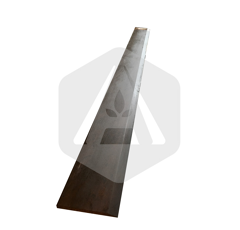 Lame de godet 200 x 20 x 2500 mm biseau simple adaptable