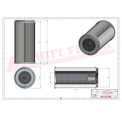 Filtre hydraulique adaptable HIFI FILTER SH65589