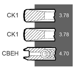Jeu de segments pour machine agricole JOHN DEERE AR73627 - RE48380 adaptable