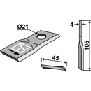 Couteau rotatif 1832532 adaptable - BlackSteel©