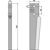 Dent gauche pour herse rotative BREVIGLIERI adaptable - Blacksteel©