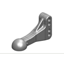 Kugelzugöse Kugel 80,Lochabstand 40 / 100 mm, 4-Loch,gewinkelt, John Deere Grün, Scharmüller