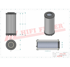 Filtre hydraulique adaptable HIFI FILTER SH630260