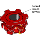 Pignon à chaîne pour épandeur STRAUTMANN 32103400 adaptable