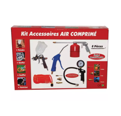 Kit de 8 accessoires pneumatiques homologués | PRODIF