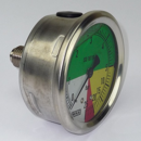 Manomètre 0 - 8 - 25 bars à échelle dilatée Ø 63 mm