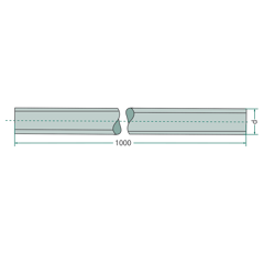 Tige filetée Ø 16 x 1 m