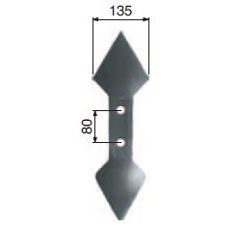 Doppelherzschar, Durastar aufgepanzertORIGINAL 965510300 Pöttinger Original