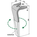 Kreiseleggenzinken,  beschichtet - rechts RH119RDURA Kuhn Nachbau