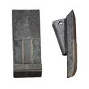 Pointe plate avec plaquettes carbure et plaquettes arrière ACTISOL 19300025 adaptable