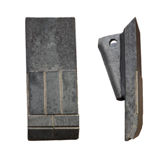 Pointe plate avec plaquettes carbure et plaquettes arrière ACTISOL 19300025 adaptable