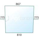 Pare brise pour machines agricoles LAMBORGHINI 0.9241.210.0 adaptable