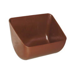 Kunststoff Rechtecktrog 12 Liter braun