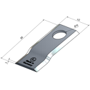 KM-Klinge gekröpft , 88x40x3 mm LochØ: 19 mm 90PN Lince Nachbau 