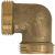 Coude laiton fileté mâle