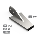 Bêche avec plaquettes carbure TORTELLA adaptable