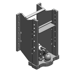 Lagerbock HVLB, Kugel 80W= 330 S32, Deutz Agrotron 6 TTV, Agrotron 6.4 TTV,Agrotron Schwarz