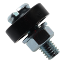 Kennzeichenschraube KZS620SCHWARZ ohne PVC-Kappe - 100 Stk.