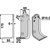 Lame gauche pour Fraise/Rotavator AGRIA 16454 adaptable - 