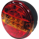 Luz redonda 3 funciones 10-30 V 24 LED