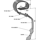 Blattfederzinken kpl. mit Schar,System David III