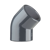 Raccord coudé femelle/femelle 45° PVC adaptable