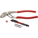 Pince multiprise standard 250mm + tournevis stylo 4en1 | FACOM