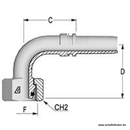 Pressnippel Bogen Interlock, 90° DN38ILM5238SIG90 Alfagomma
