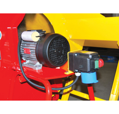 Scie circulaire entraînement par moteur électrique triphasé - RABAUD