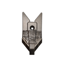 Soc de cultivateur en V avec plaquettes carbure, plaquette arrière et rechargement LEMKEN 3374442 adaptable