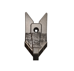 Soc de cultivateur en V avec plaquettes carbure, plaquette arrière et rechargement LEMKEN 3374442 adaptable