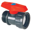 Vanne manuelle PVC 2 voies à coller Ø 50 mm