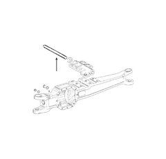 Axe de balancier pour tracteur CASE IH 3140082R1 adaptable