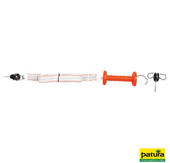 Kit poingnée de porte ruban 3 m avec isolateurs - PATURa