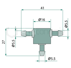 Clapet anti-retour 41 mm pour machine agricole adaptable