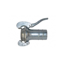 Raccord cannelé galva Ø 200 mm avec balancier BAUER mâle