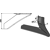 Lame droite 200 mm pour bineuse EINBÖCK 15-171-01 adaptable - BlackSteel©