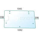 Vitre arrière claire pour tracteur FIAT 5108627 adaptable