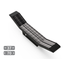 Sabot de décompacteur avec plaquettes carbure MASCHIO GASPARDO adaptable