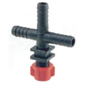 Porte buses Monojet en T avec écrou à vis 3/8'' M pour tuyau souple ∅13 | ARAG