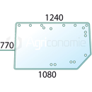 Vitre arrière pour machine agricole CLAAS 6005029099 adaptable