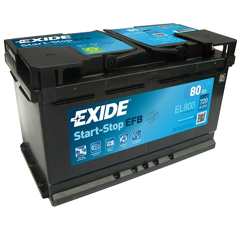 Batterie 12 V 80 AH EL800 Exide