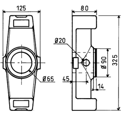 Zinkenträger für Pflug KUHN-HUARD 52501020 original
